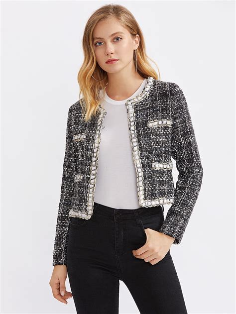 blazer estilo chanel|chanel ready to wear jacket.